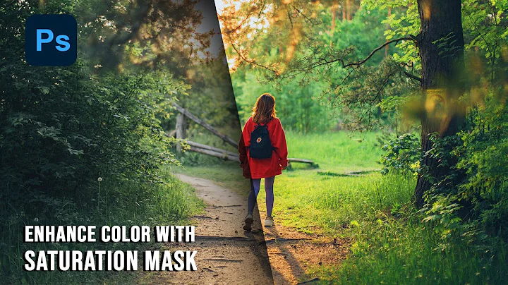 Quickest method to enhance colors using saturation mask in Photoshop | Photoshop RGB/HSL masks