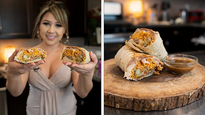 The BEST MEGA BURRITOS RANCHERO | Bistec Ranchero Con Salsa