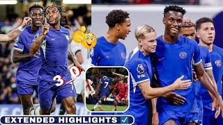 Chelsea Vs Luton Town 30 Extended Highlights And Best Moments Sterling And Jackson Goals