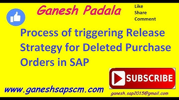 How to trigger PO Release Procedure for Deleted PO in SAP?|SAP POPULAR VIDEOS FOR LEARNING |ERP SAP