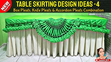 SUNFLOWER-2 |Table Skirting Design Ideas-4  Tutorial |best for any occasion