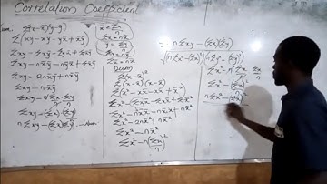 Correlation Coefficient Proof!!