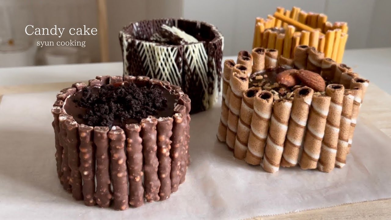 冷やすだけ 色々なお菓子で作る かわいい絶品お菓子ケーキ作り方 Candy Cake 과자 케이크 スイーツ料理まとめチャンネル 冷やすだけ 色々なお菓子で作る かわいい絶品お菓子ケーキ作り方 Candy Cake 과자 케이크 スイーツ料理まとめチャンネル