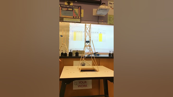 Science Olympiad tower testing
