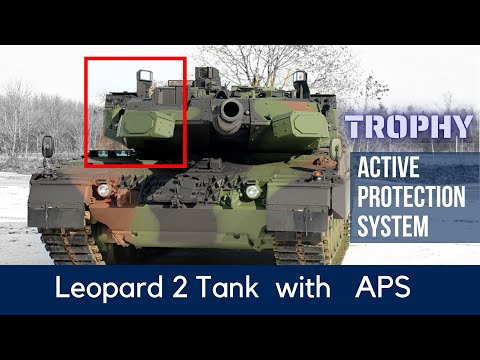 Trophy Active Protection System for Leopard 2 Tank | Hard kill APS