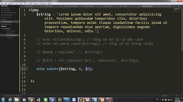 PHP cơ bản bài  7 - Hàm xử lý chuỗi