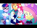 My Little Pony: Equestria Girls | The Snow Fight Challenge (Holidays Unwrapped) | MLP EG Shorts