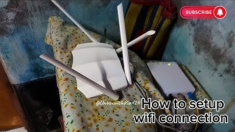 Wifi Router, Onu All thing setup tech video #technology #router