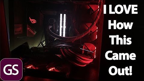 Finished New Computer Build With RGB