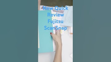 New Quick Review ScanSnap
