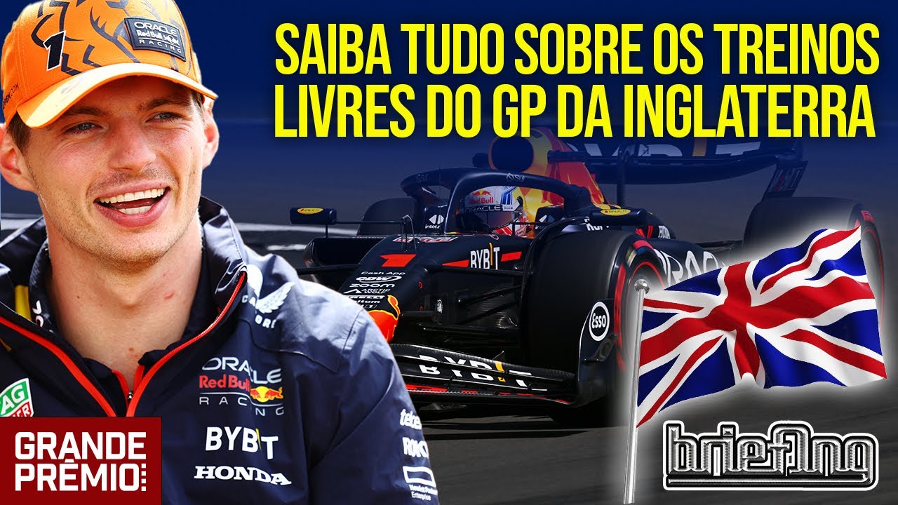 GP da Inglaterra de F1 2023: Verstappen lidera 1º treino, fórmula 1