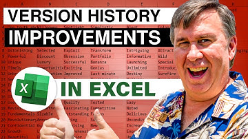 Excel Version History Improvements Thanks To Show Changes - Episode 2479