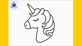 Cum Sa Desenezi Un Unicorn | Usor Pas Cu Pas Tutorial Pentru Incepatori -  Youtube