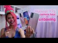 Huawei Y7A BLUSH GOLD camera tour + unboxing &&& HALLOWEEN GIVEAWAY