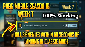 Kill 3 Enemies Within 60 Seconds Of Landing In Classic Mode