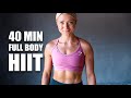 40 MIN NO REPEAT - Full Body HIIT & STRENGTH WORKOUT -  with Weights (Dumbbells)