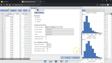 Making side-by-side boxplots and side-by-side histograms using StatCrunch