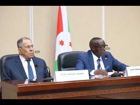 Joint Press Conference of S.V. Lavrov and A. Shingiro, Bujumbura, July 10, 2026