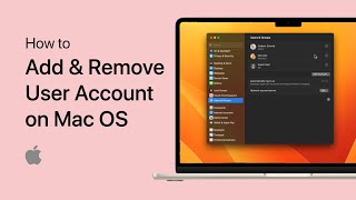 How To Add or Remove User Account on Mac OS Ventura