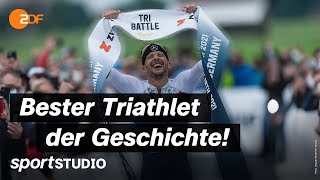 Jan Frodeno stellt spektakulären Triathlon-Weltrekord auf | sportstudio