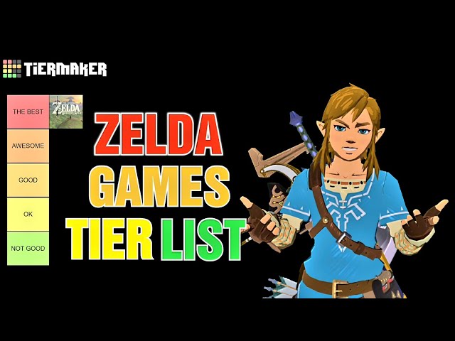 Best Zelda Games Tier List