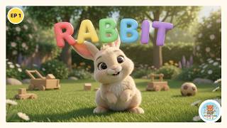 Rabbit | Learn Animal Names for Toddlers