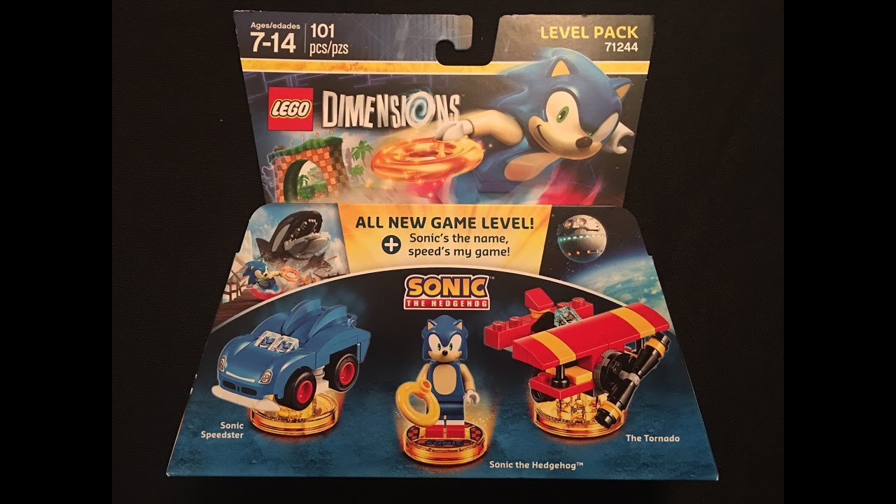 Lego Dimensions SONIC the Hedgehog Level Pack 71244 Stop Motion Build  Review 