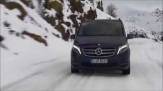 Mercedes-Benz V 250 BlueTEC at the 4MATIC Winter Workshop