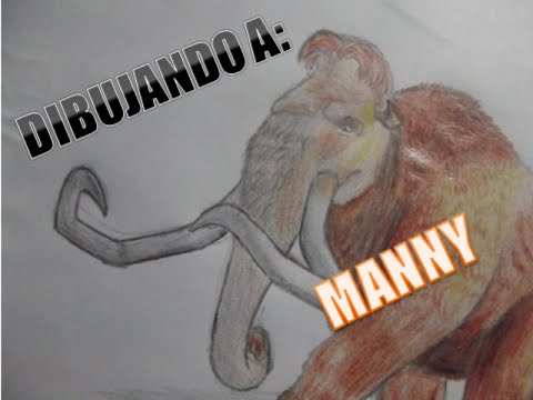 speed Drawing: MANNY ICE AGE