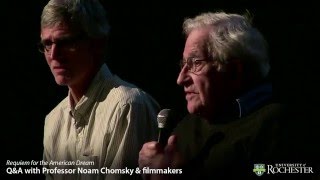 Professor Noam Chomsky &amp; Filmmakers - Q&amp;A for &quot;Requiem for the American Dream&quot; (4-22-16)