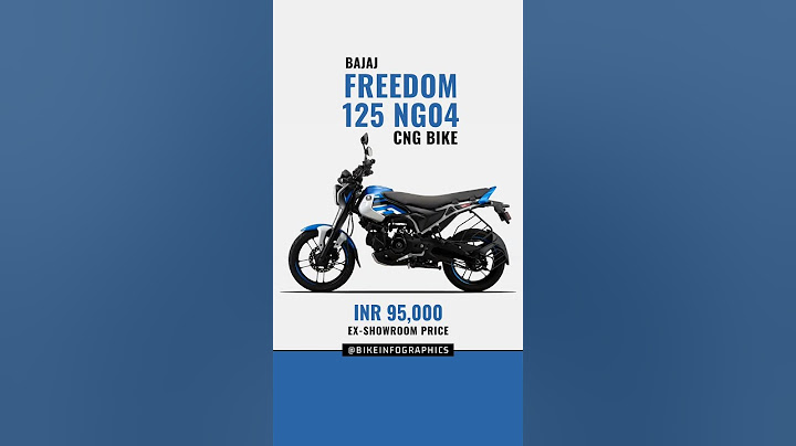 Bajaj Freedom 125 NG04 CNG Bike Price in India 🇮🇳