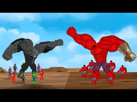 Evolution of BLACK HULK vs Evolution of BLACK SPIDER-MAN: Who Will Win |SUPER HEROES MOVIE ANIMATION