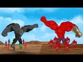 Evolution Of Hulk vs Evolution Of Spider-Man: Family Survival Game 2 Animation Battle