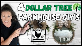 Dollar Tree Farmhouse DIYs❤High End Home Decor DIYs