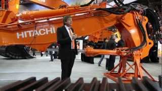Demolition Machine ZX470LCH-5 makes it debut at Intermat