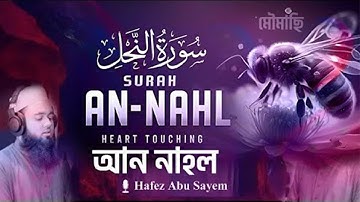 016) সূরা নাহল -  Surah An Nahl (سورة النحل) Heart Touching Marvelous Quran | Hafez Abu Sayem