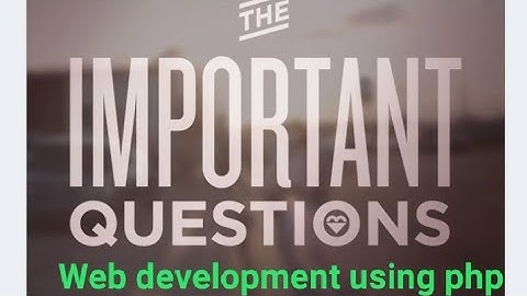 #hsbte important questions of php dcse 5 th sem