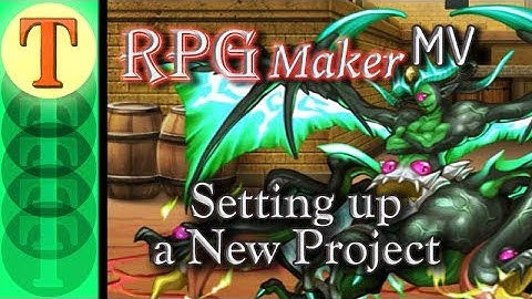 Setting up a New Project - RPG Maker MV Tutorial
