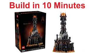 Building the LEGO Lord of the Rings: Baraddûr in 10 minutes #10333