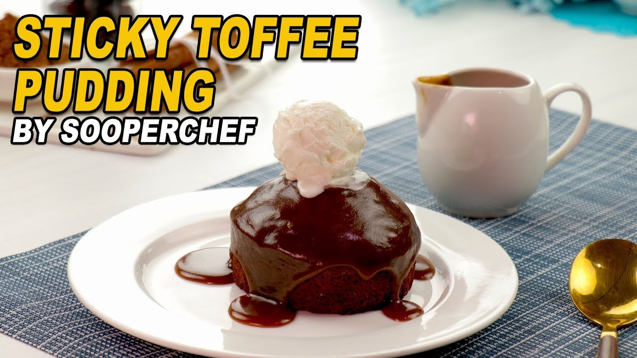 Sticky Toffee Pudding | Date Pudding |How To Make Sticky Date Pudding With Caramel sauce |SooeprChef | SooperChef