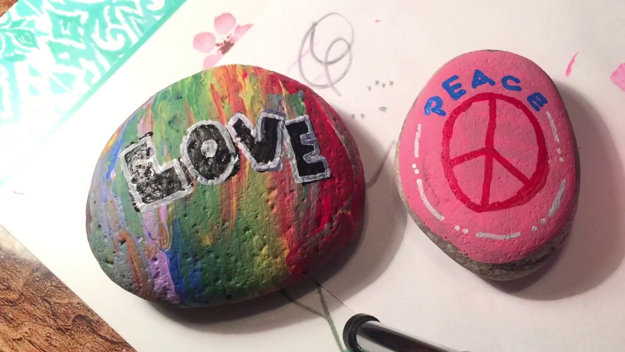 Rock Painting Pens 4 samples YouTube