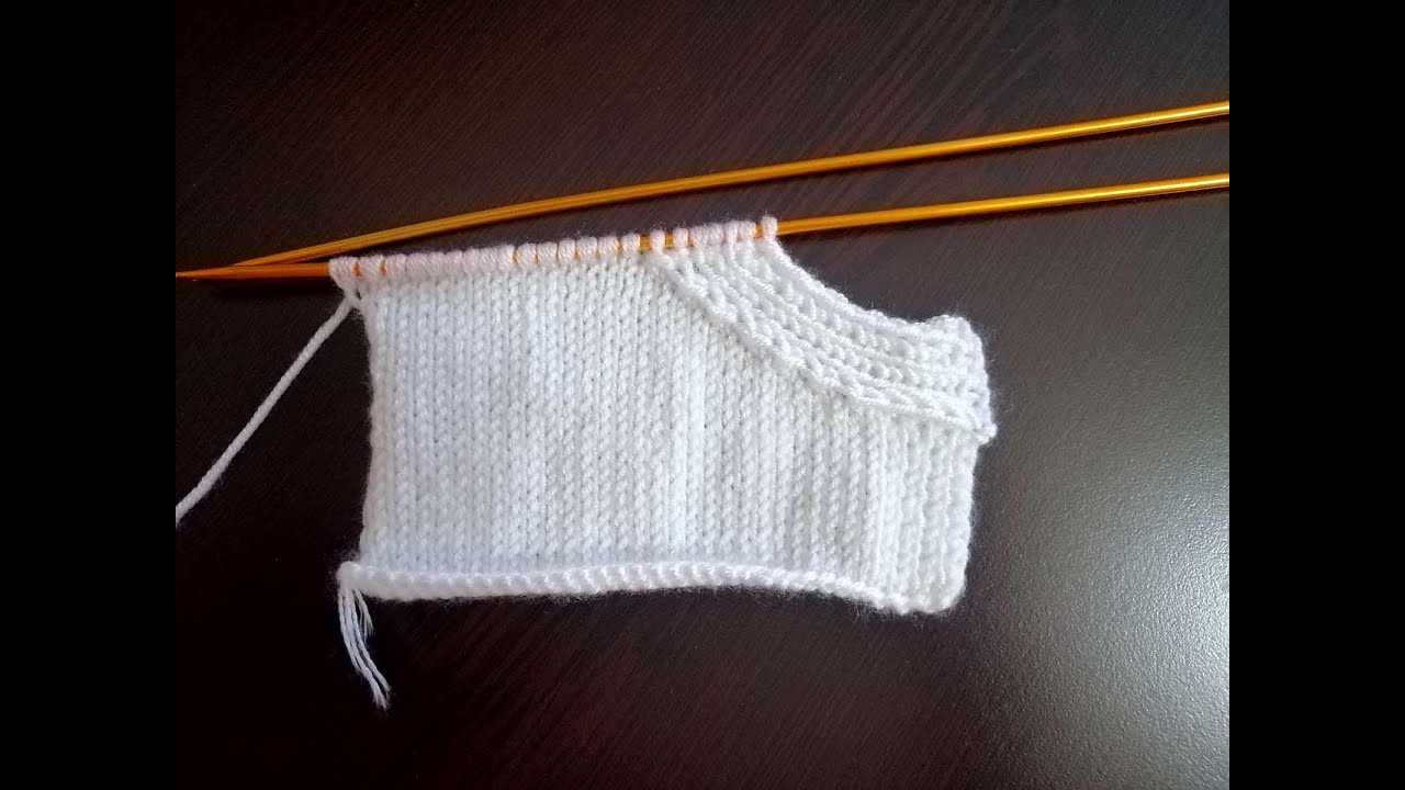 Yelek Ve Hirkada Yuvarlak Yaka Kesimi Nasil Yapilir Youtube Knitting Stitches Tutorial Baby Knitting Patterns Knitting Videos