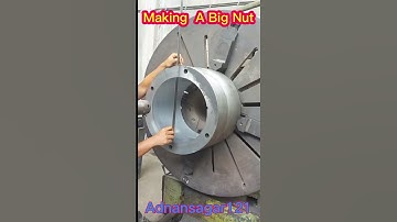 🔥 "Big Lathe Machine Holding Heavy Bush in 4 Jaw Chuck | Precision Machining Skill"