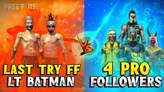 2 NOOB VS 4 PRO FOLLOWERS🎯 BD NEW LEGENDS🇧🇩 GARENA FREE FIRE