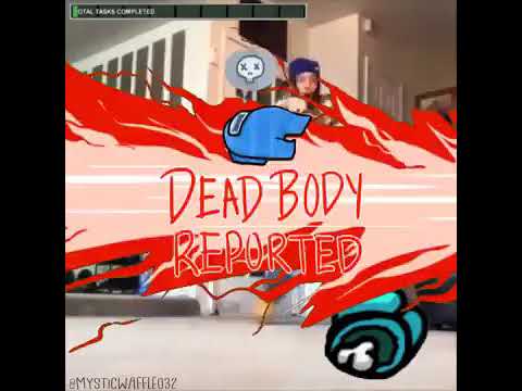 OH SHIT dead body report Among Us MEME - YouTube