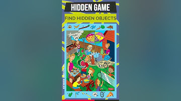 Can You Find All 12 Hidden Objects? 👀🧩 | Hidden Game Challenge | Visual Brain Teaser Shorts