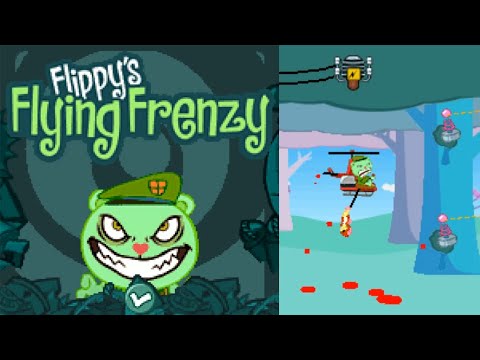 Happy Tree Friends: Flippyu0027s Flying Frenzy JAVA ИГРА (Kiloo 2005 год) ПОЛНОЕ ПРОХОЖДЕНИЕ