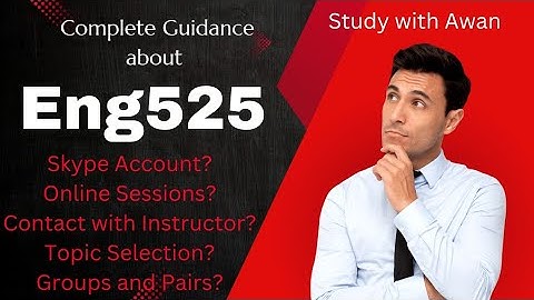 |Eng525|Complete Guidance about Final year project 1| @studywithawan