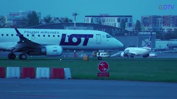 Embraer ERJ 190STD SP-LMB WARSAW 17.04.2025 4K PL