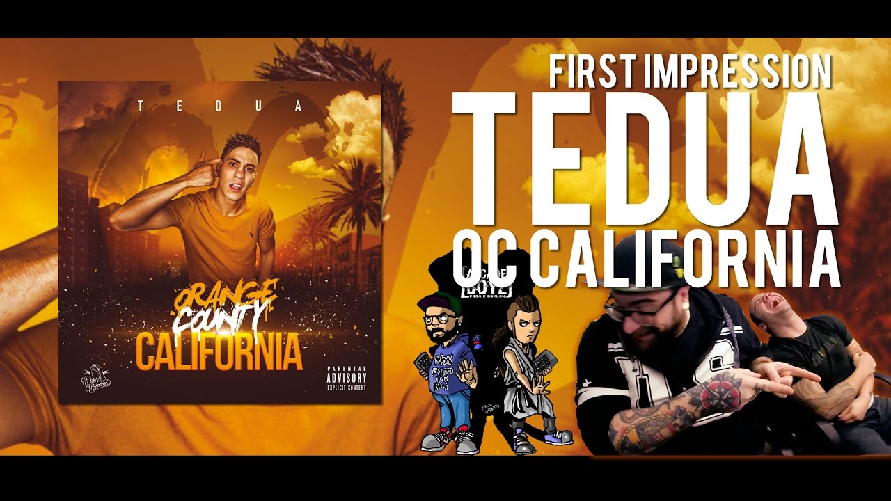 TEDUA - ORANGE COUNTY CALIFORNIA, FIRST IMPRESSION, ALBUM COMPLETO